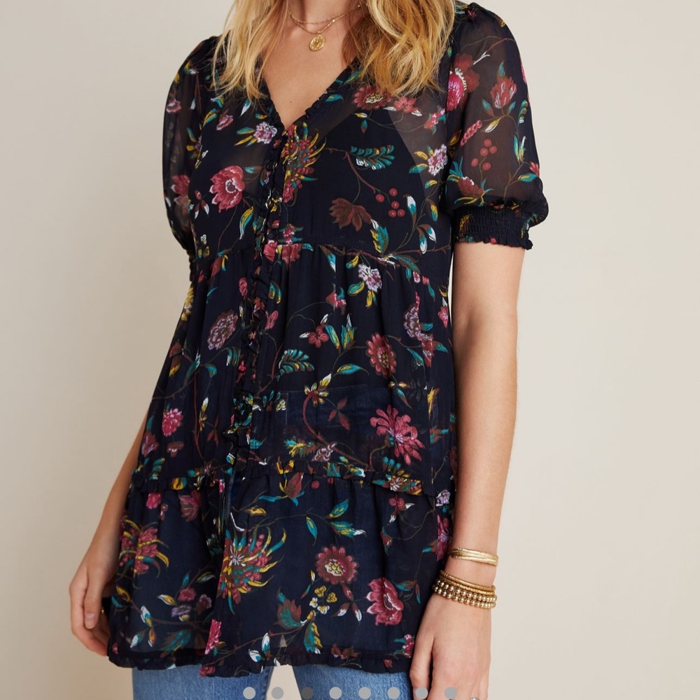 Anthropologie Salzburg Sheer Tunic